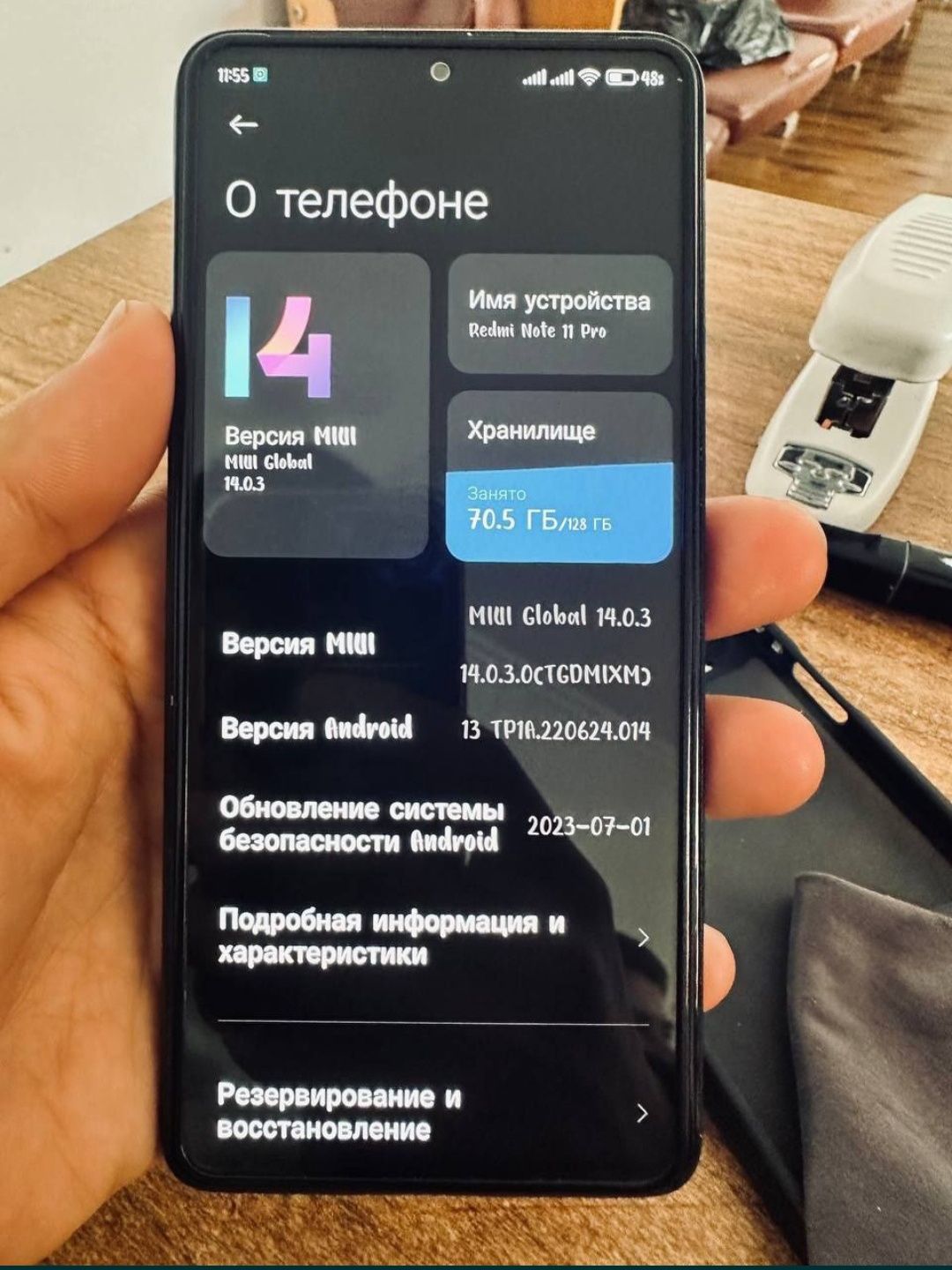 Redmi not 11 pro 8 % 128