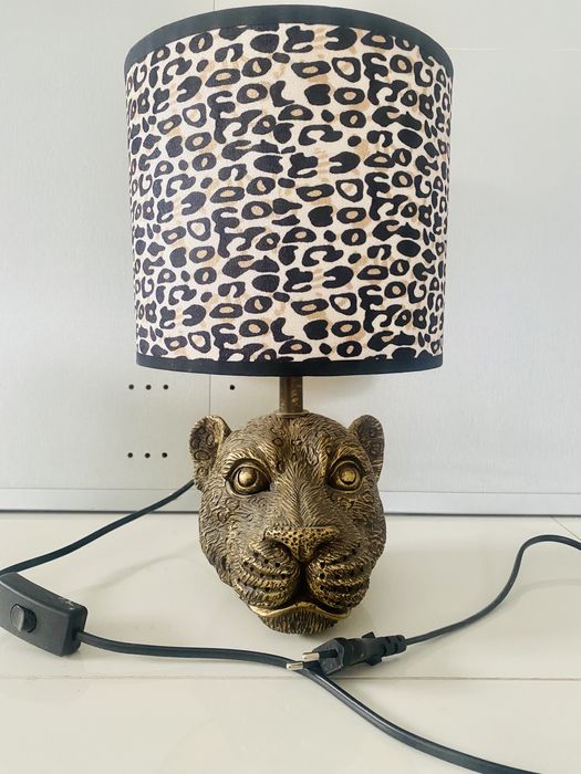 Veoza Leopard aurie pentru dormitor