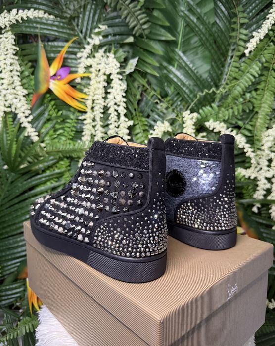 Christian Louboutin High Multi Black Spikes