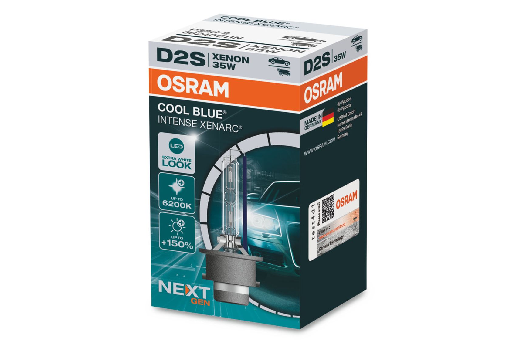 Bec Auto Xenon Osram D2S 66240CBN Cool Blue Intense Next Gen