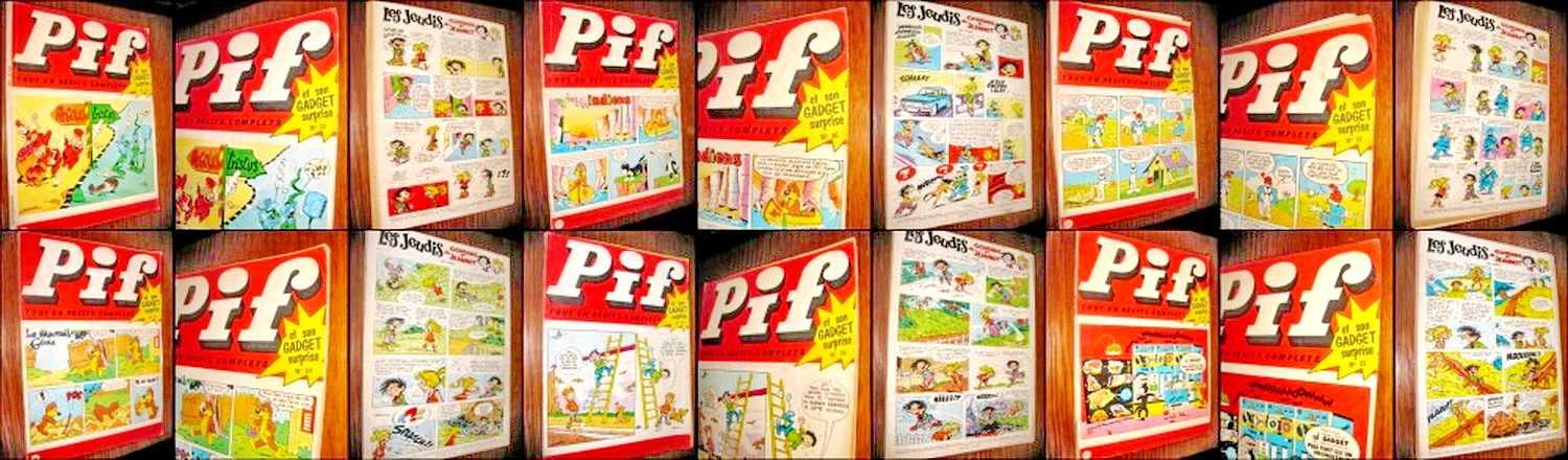 Revista benzi colorate PIF GADGET perioada 1969- 1975. Pif 13 Mai 1969