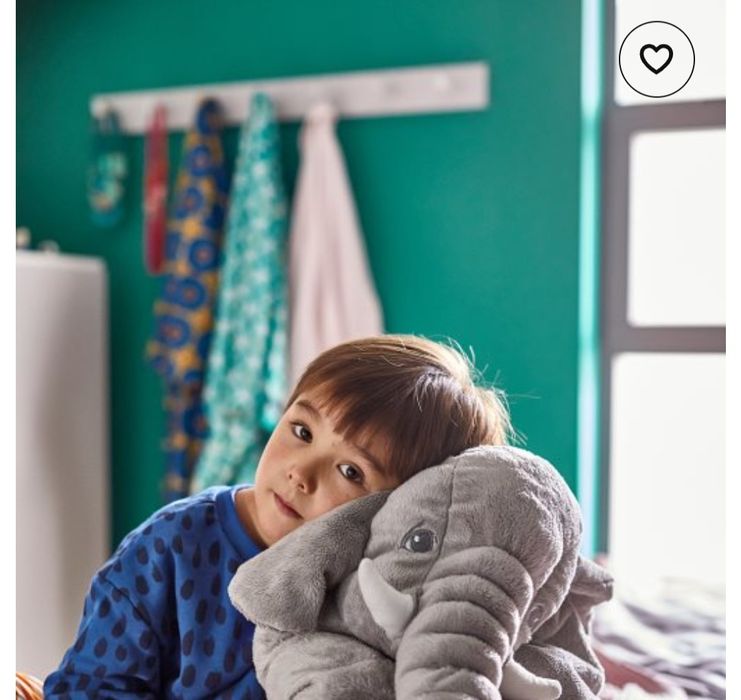 Плюшен слон Ikea