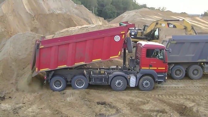 Transport cu 8x4 20 mc vand nisip pietriș balast balastru pământ moloz