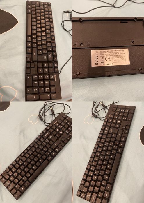 Tastatură Selectline, USB, neagră