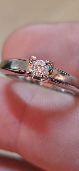 Inel aur 18 k diamant