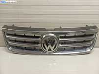Grila Centrala cu Emblema Sigla de pe Bara Spoiler Fata Volkswagen Touareg 7L 2003 - 2007 Cod 7L6853651A 7L6853601A [Z0307]