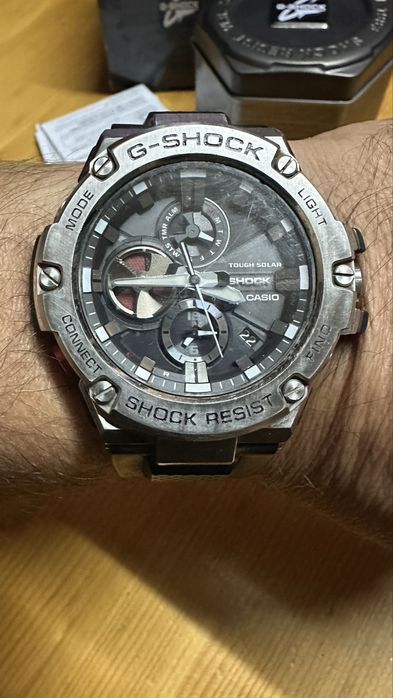 Casio G-shock GST-B100-1AER и NIXON The regulus