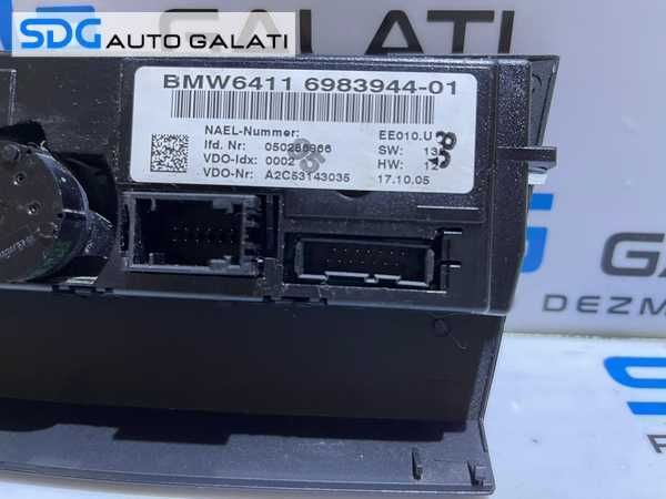 Panou Comanda Aer Conditionat AC Clima Climatronic BMW Seria 3 E90 E91 2004 - 2011 Cod 6983944 698394401