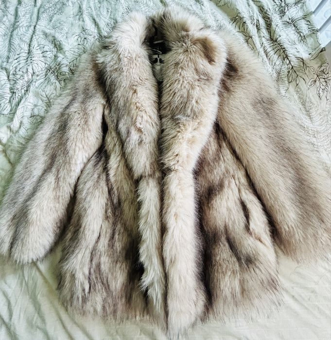 Дамско палто Zara еко косъм