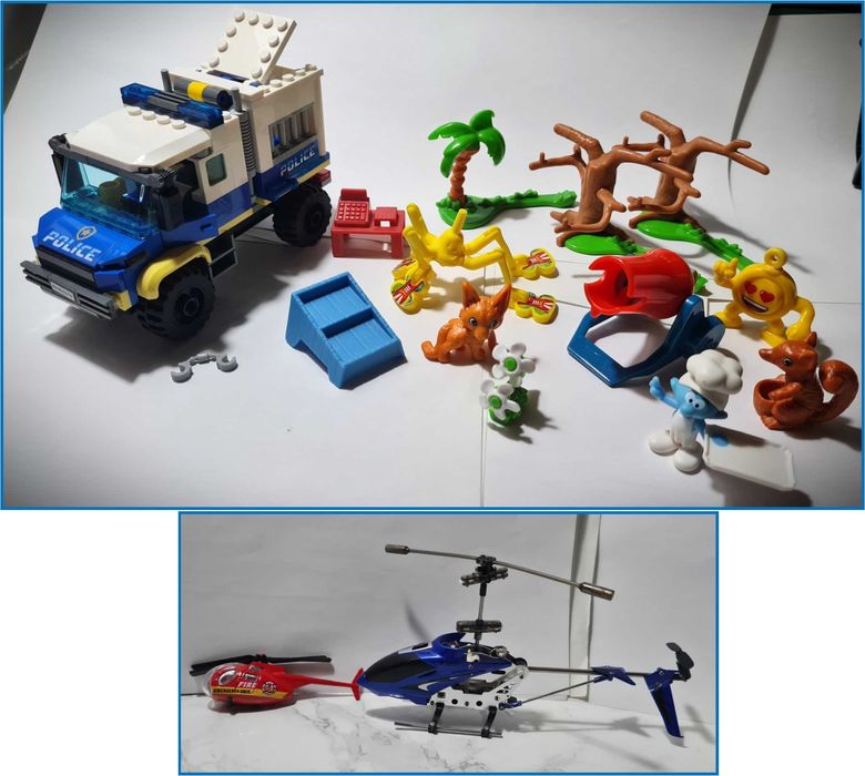 Mașină de poliție de transport prizonieri (LEGO), alte jucării + bonus