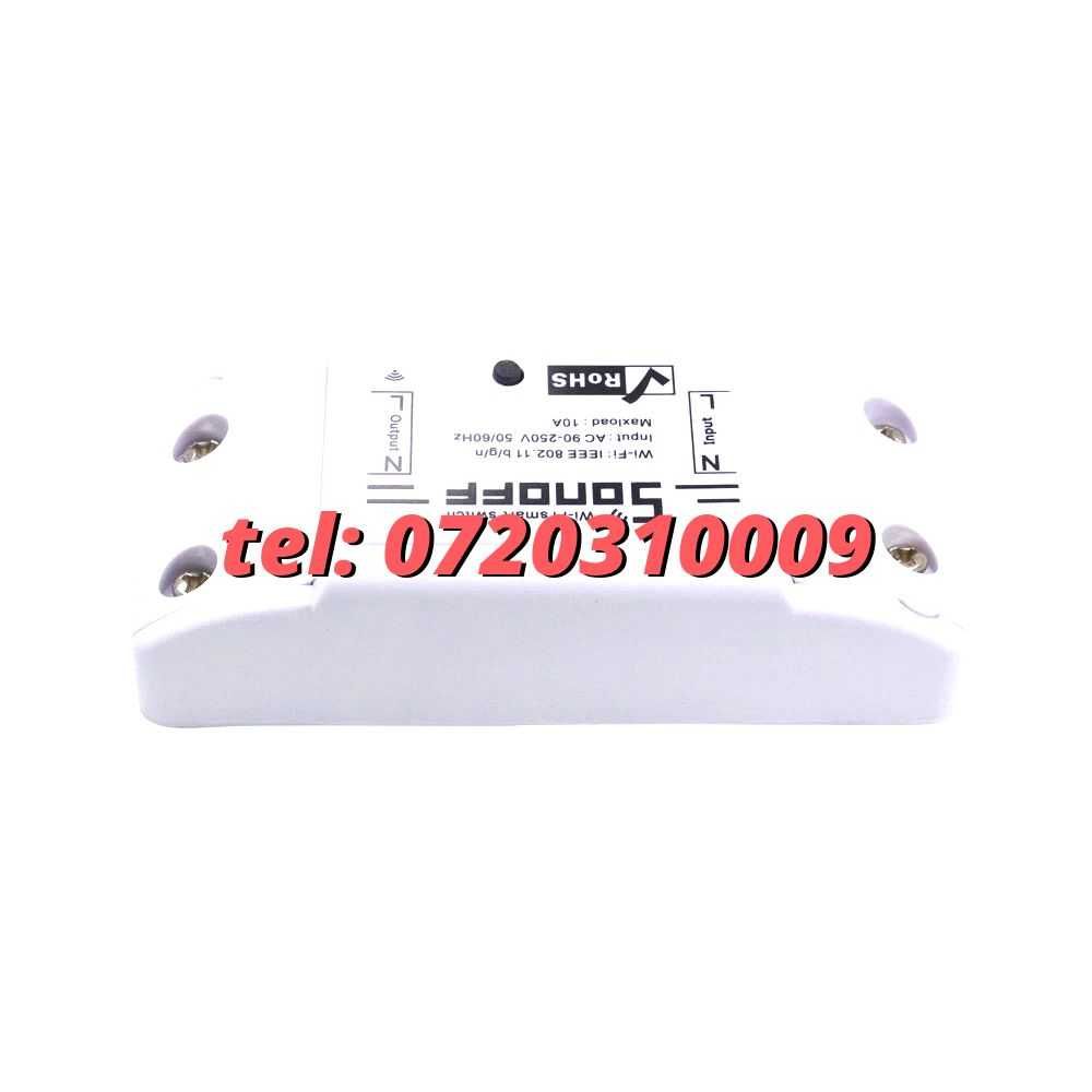 Releu Wireless Sonoff Automatizari Cu Control La Distanta Prin Telefo