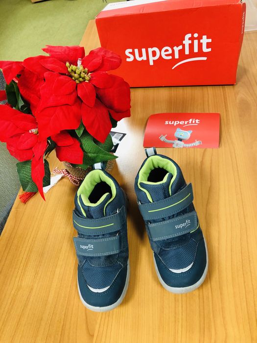 Ghete baia SUPERFIT-marimea 30,inter19,5cm,piel,Gorex, Salomon,Geox