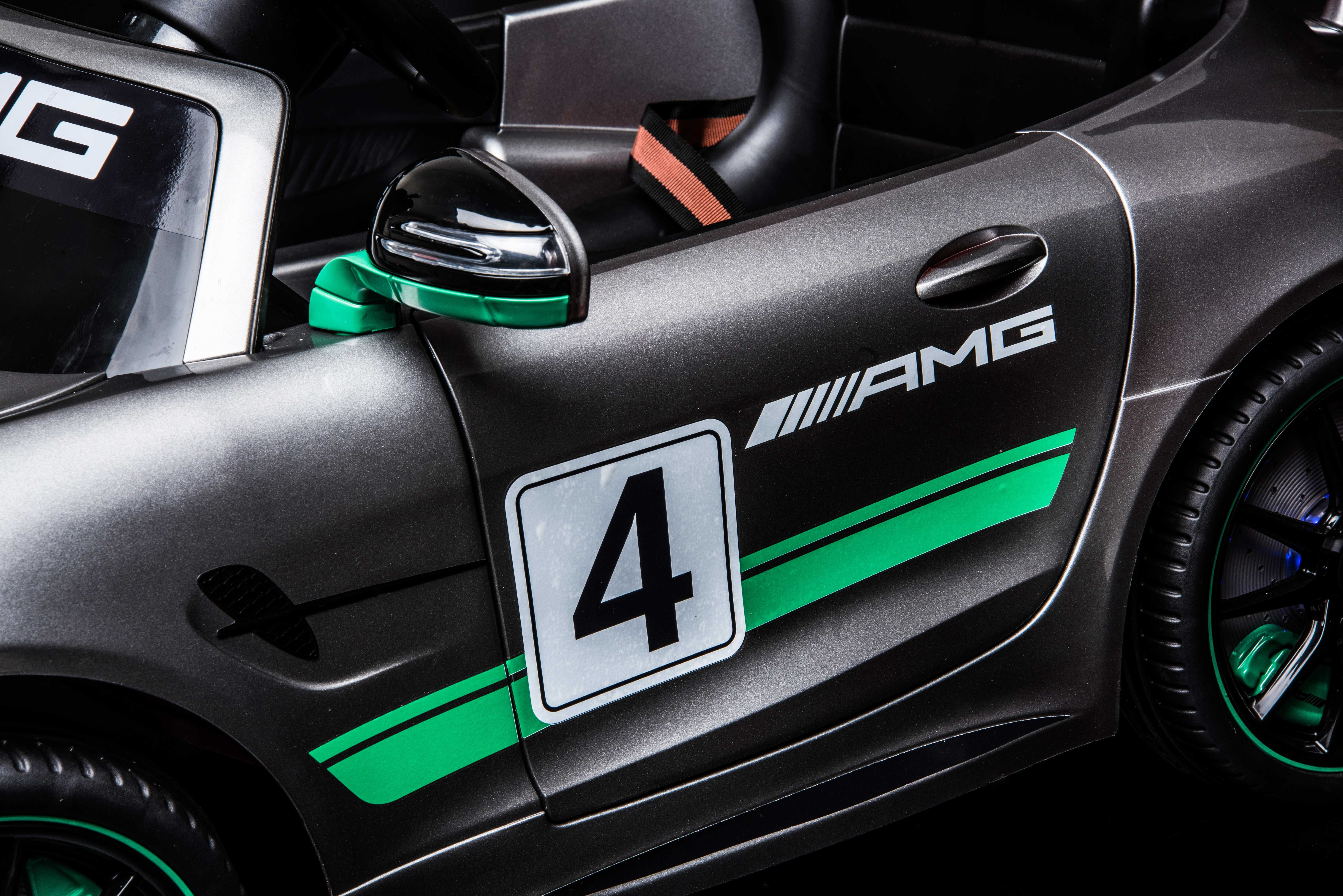 Лицензирана Акумулаторна Кола Mercedes GT4 EVO, 100W, 12V/7Ah