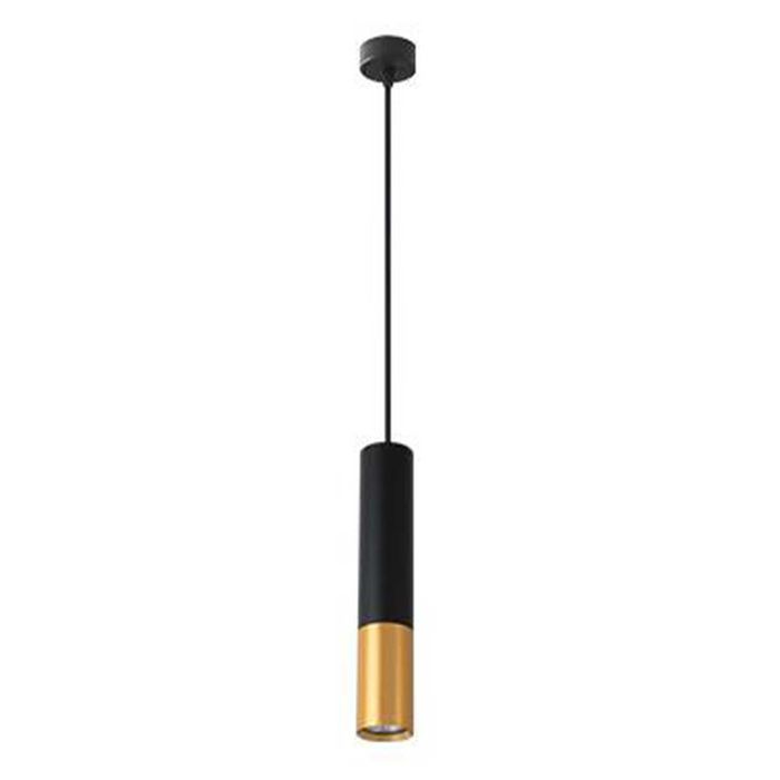 Lustra pendul LED 1 X GU10 Keon negru auriu