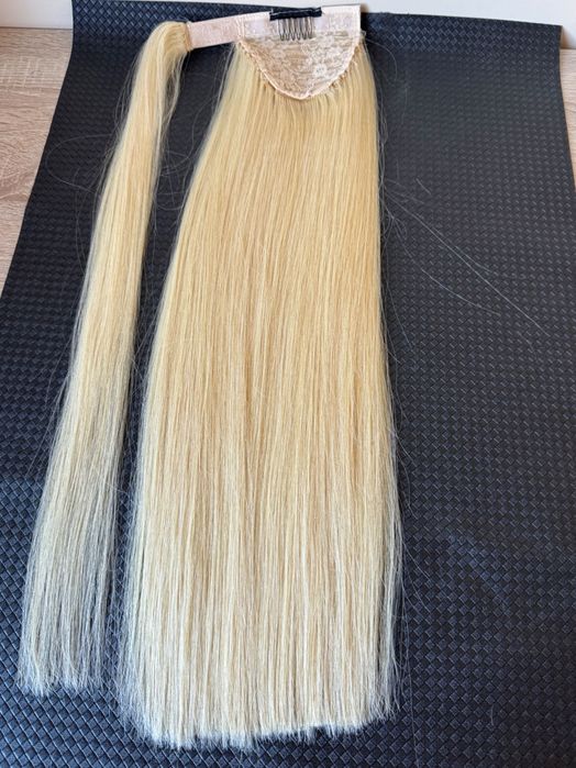 100% естествена виетнамска коса - опашка.