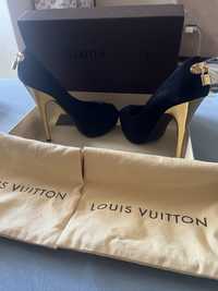 Pantofi toc 12 cm  Luis Vuitton 37 1/2.