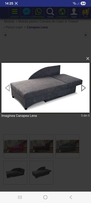 Pat extensibil copii mobila STAER