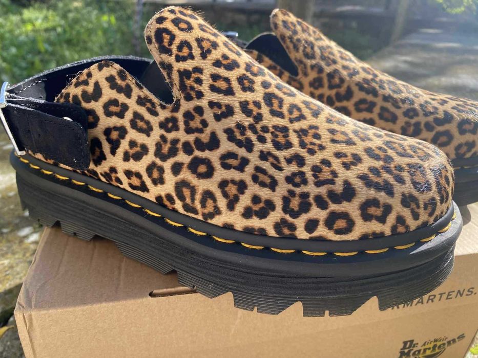 Чехли Dr. Martens Zebzag Mule Leopard