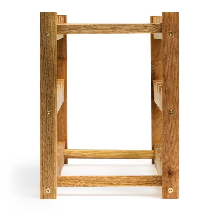 Suport pentru Vin din Lemn de Nuc ptr. 12 Sticle Elegant 28x42.5x21 cm