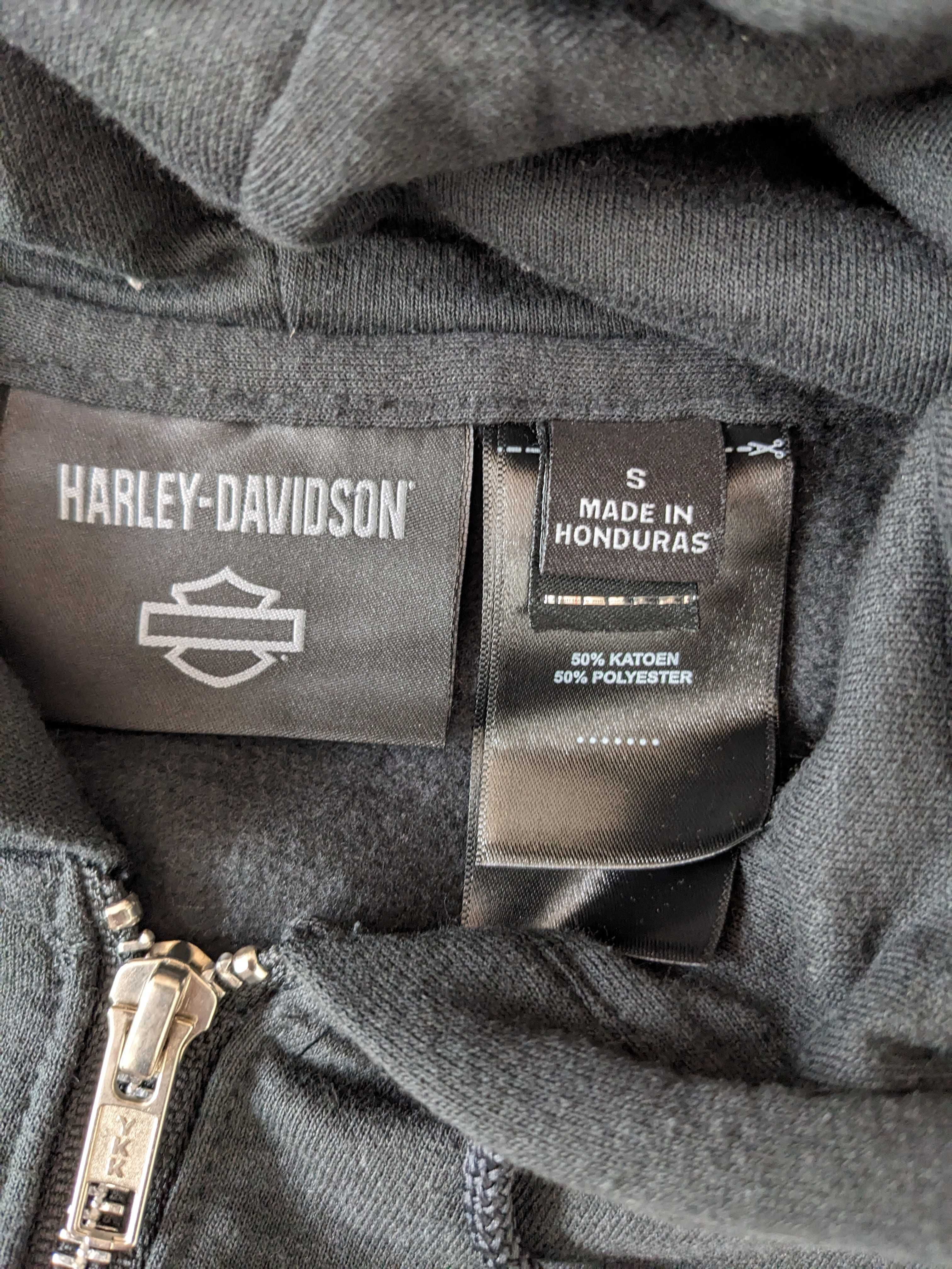 Harley Davidson Full Zip мъжки черен суичър размер S от Сащ