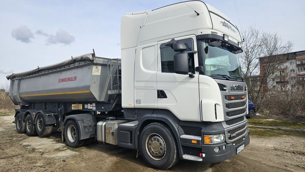 Scania r440 2010+Schwarzmuller basculabil 2007