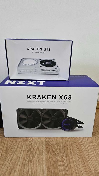 Cooler CPU NZXT Kraken X63 RGB + Adaptor GPU NZXT Kraken G12