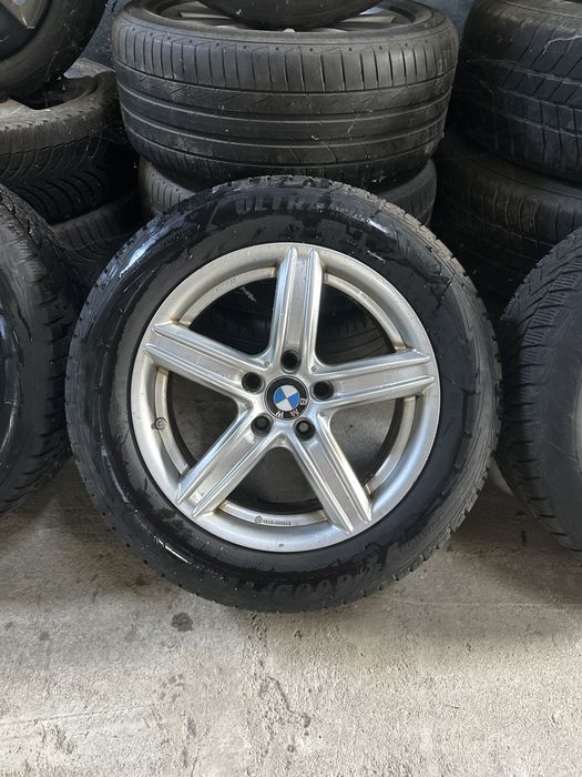 Jante Roti iarna 5x120 17” BMW X3 X4 anvelope M+S 225 50 17 Good Year