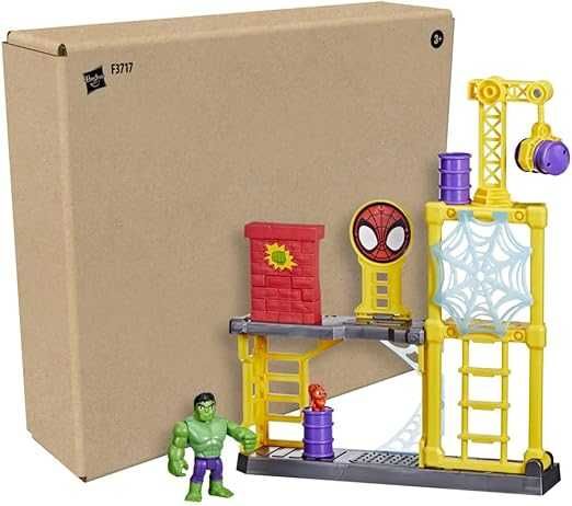 Спайдърмен Spidey Кулата на Спайди с фигурка на Хълк Marvel