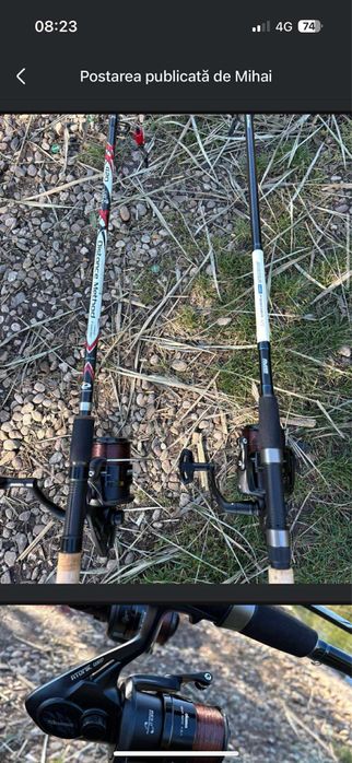 2 lansete feeder 4.20 carp expert si formax,husa trakko,buzz bari Noi!