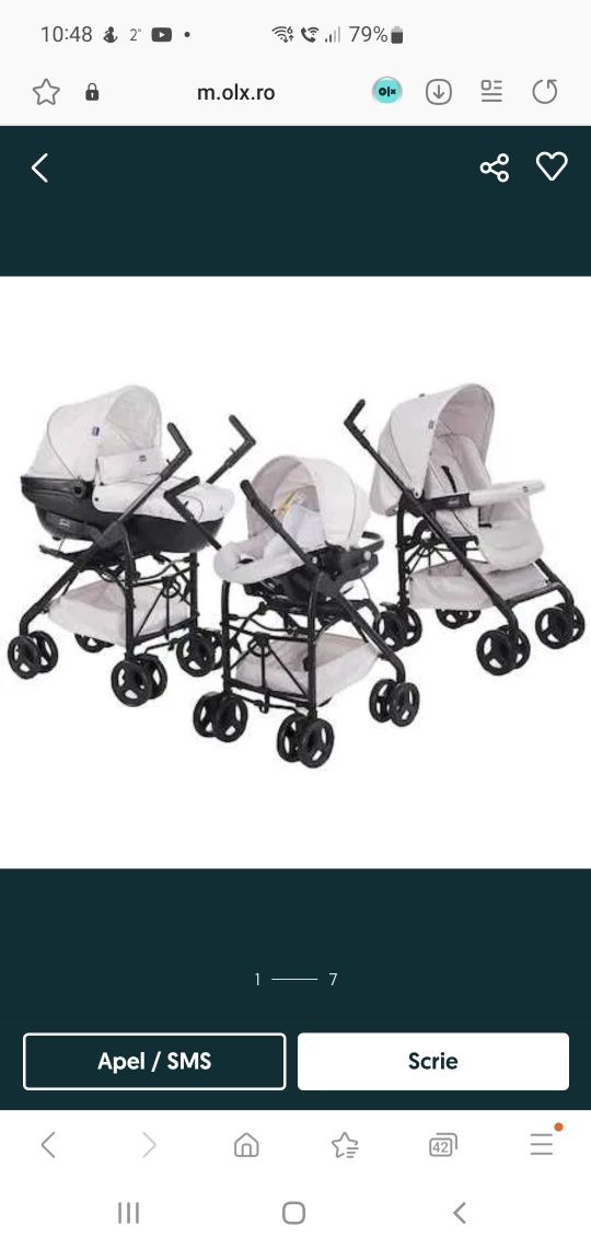 Carucior Chicco Trio Activ