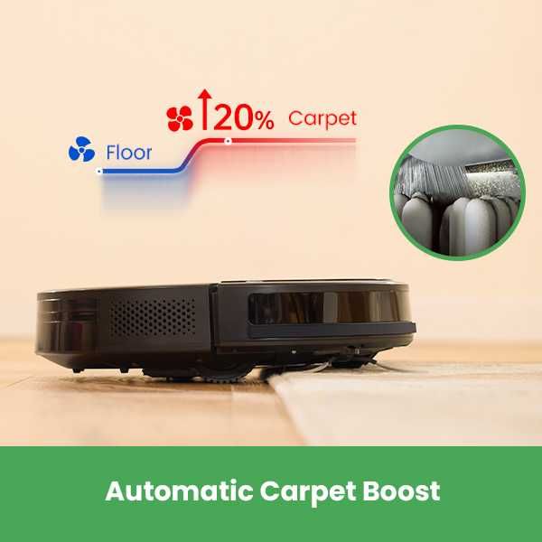 Прахосмукачка робот Vactidy Nimble T8, Моп, GyroNav, APP/Alexa/WiFi