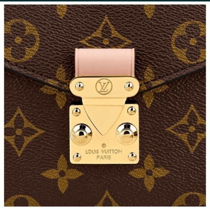 Set piele naturala 100%,LV Pochette Metis,factura,card,cutie,saculet