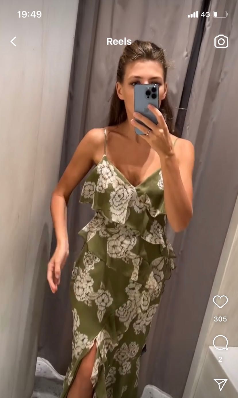 Zara рокля размер М