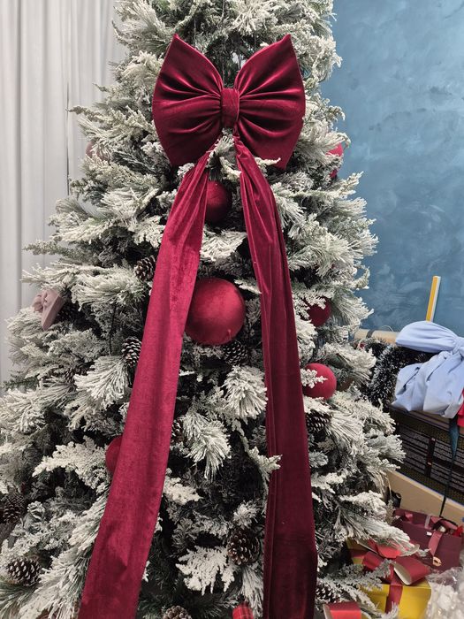 Fundă uriașă din catifea, 50 cm/40 cm, 1.6 m panglica