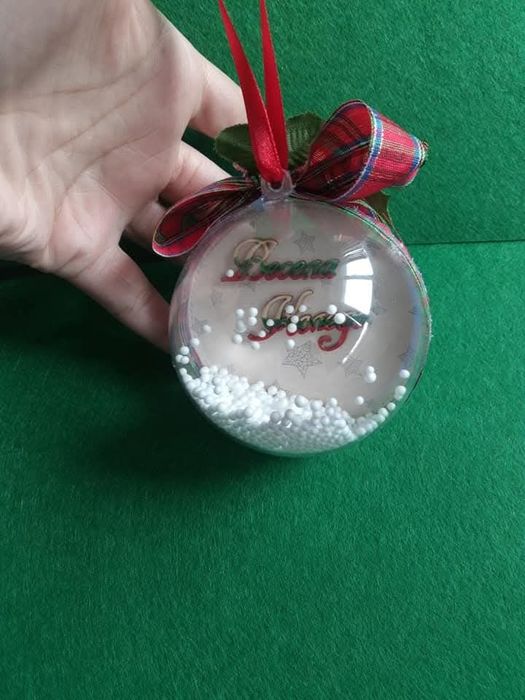 Коледни топки със снимка