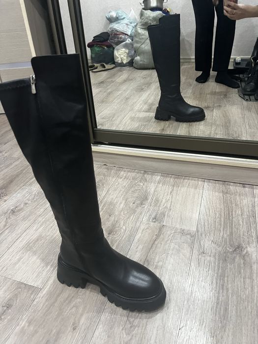 Новые женские сапоги р37 -37,5