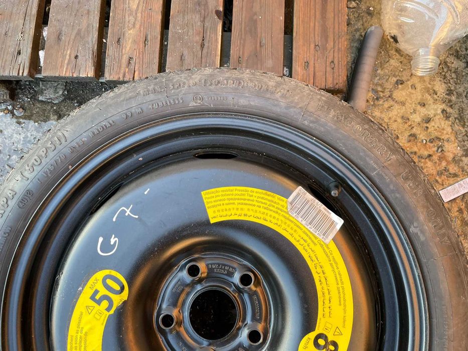 18 резервна джанта Патерица 5х112 VW GOLF VII Seat Leon 125/70/18