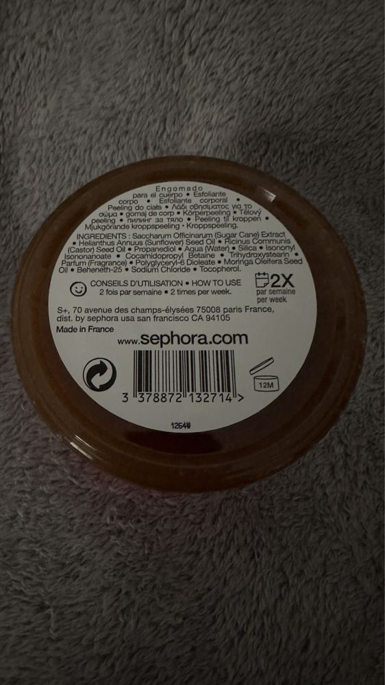 Scrub / Exfoliant / Gomaj de corp Sephora Collection 400g