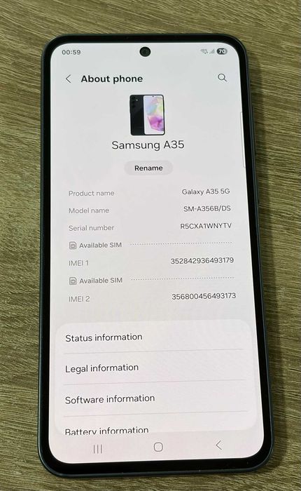 Samsung Galaxy A35 5G 128GB 6GB RAM