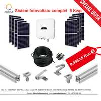 Sistem fotovoltaic complet 5KW