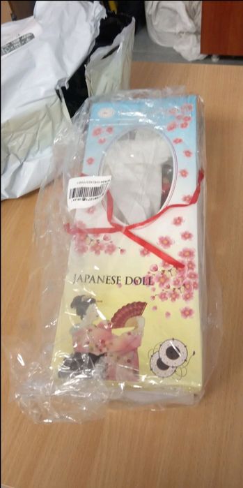 Японска кукла гейша и самурай ръчна изработка/ Japan doll geisha and s