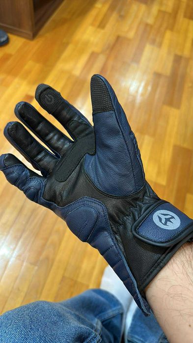 Mănuși MOTO ARMURE Faust Short Waterproof Navy