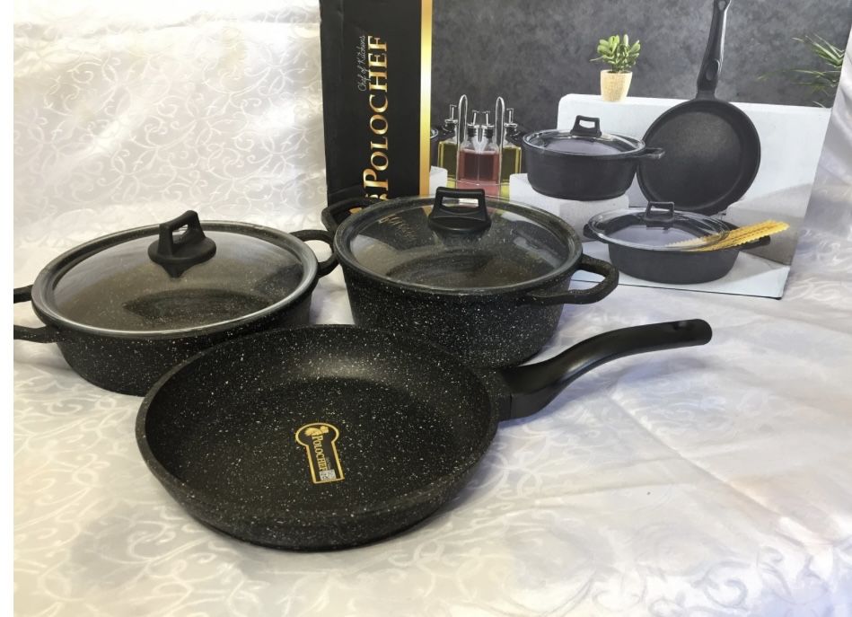 Набор кострюли со сковородкой