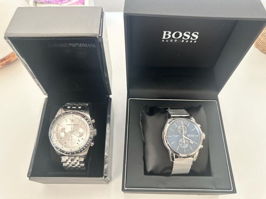 Vand ceasuri HUGO BOSS si ARMANI