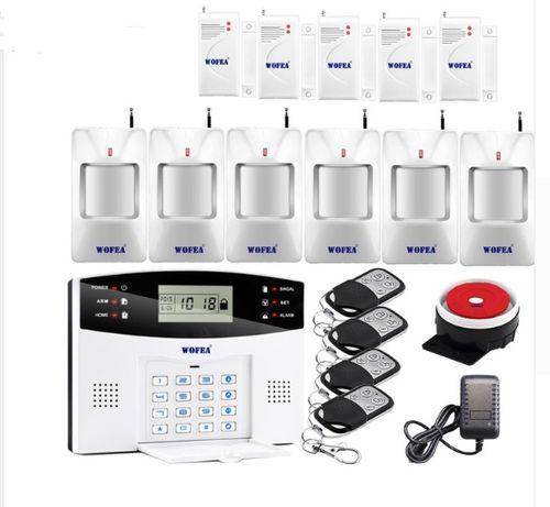 Sistem de alarma cu modul GSM / display LCD cu 11 senzari casa/magazin