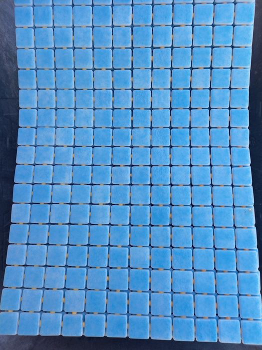 Mozaic ceramica albastru