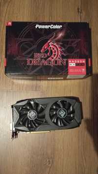 Vand placa video  Power Color Red Dragon RX 580 8GB cu 700lei