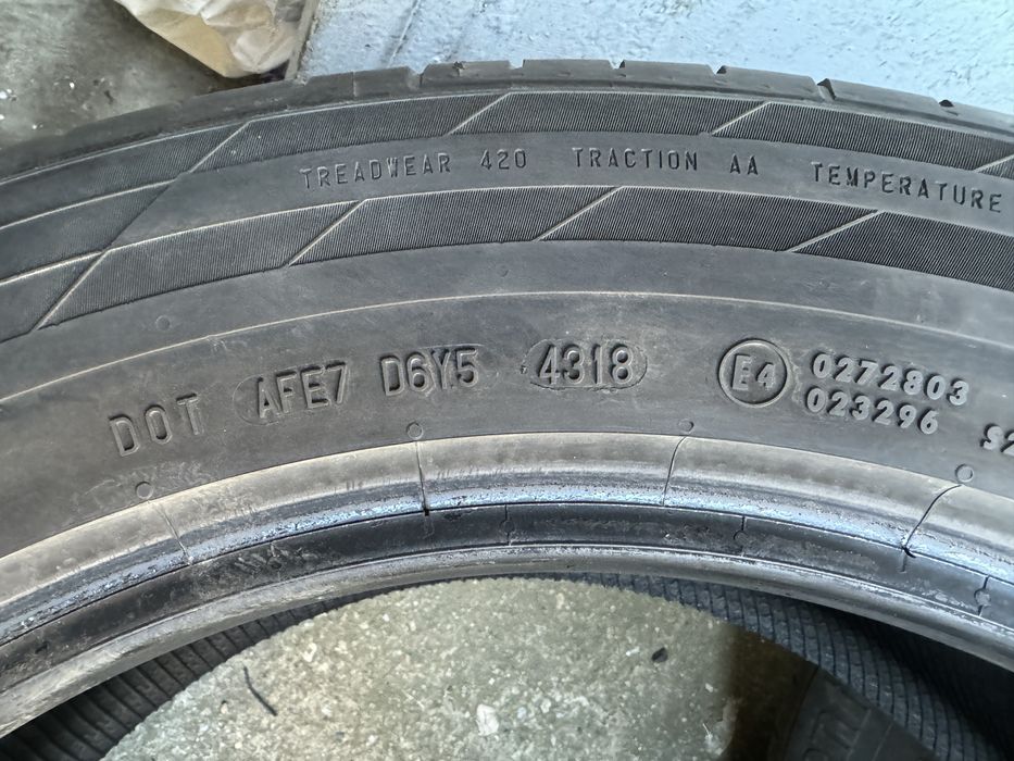 2 anvelope Continetal 235 55 19 vara an 2018 profil 5mm