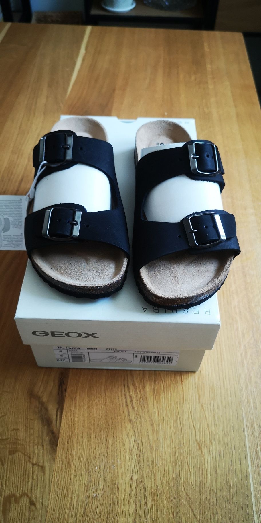 Нова цена: Чехли Geox Brionia black 38