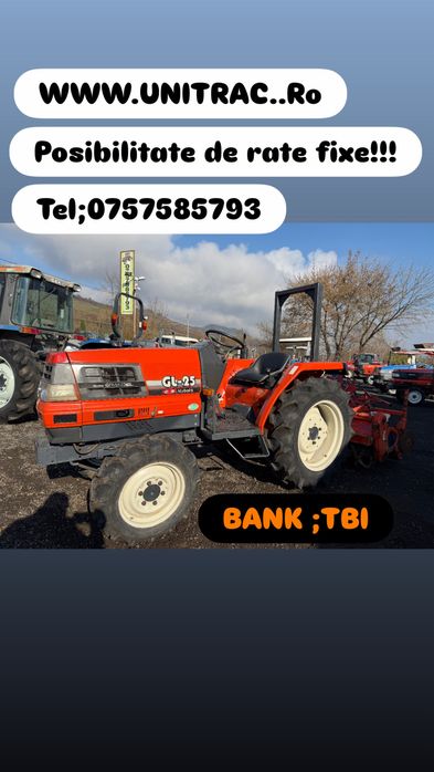 Tractoras tractor japonez kubota gl 25